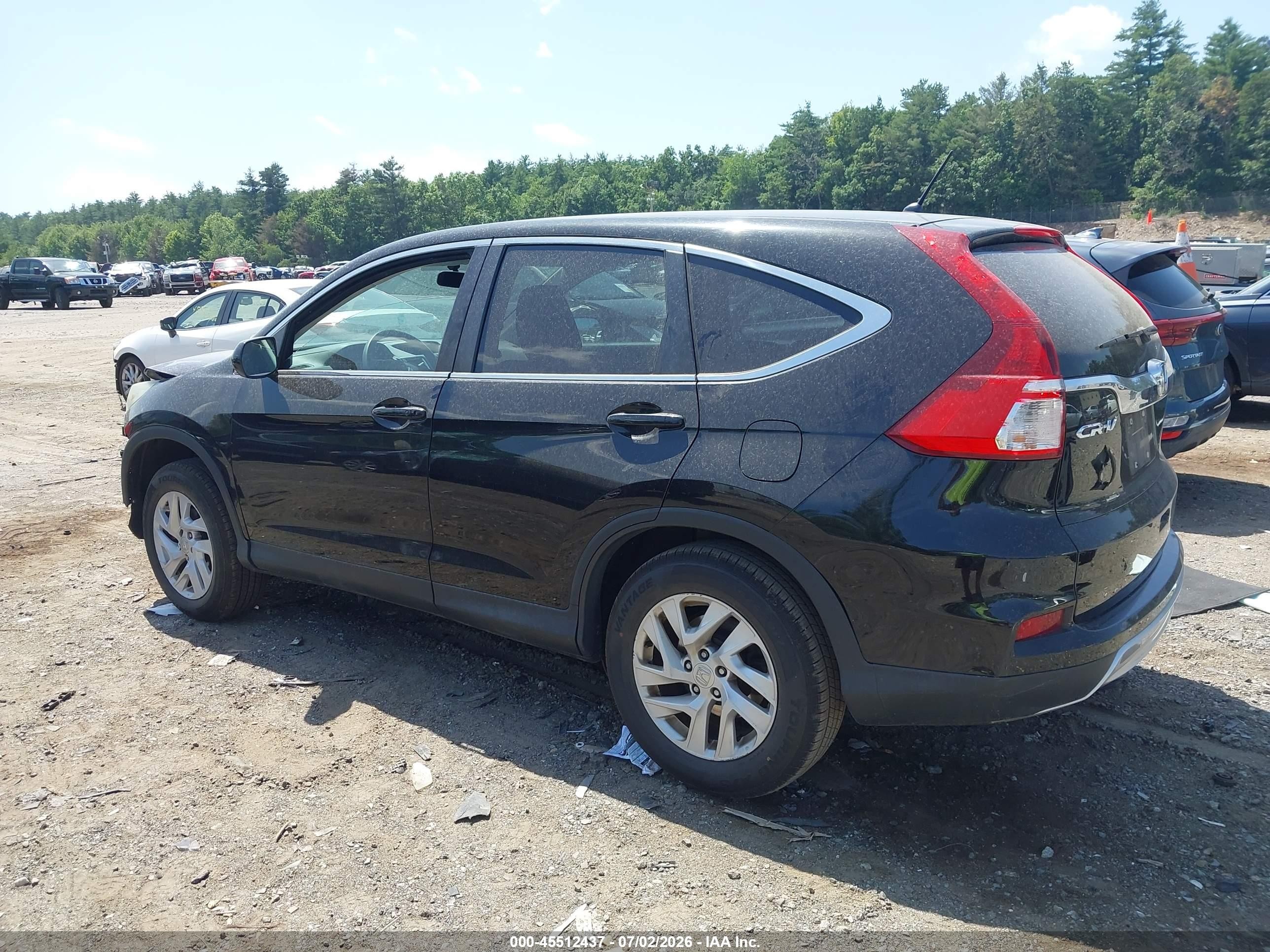 2015 Honda Cr-v Ex Black vin: 2HKRM4H54FH622339