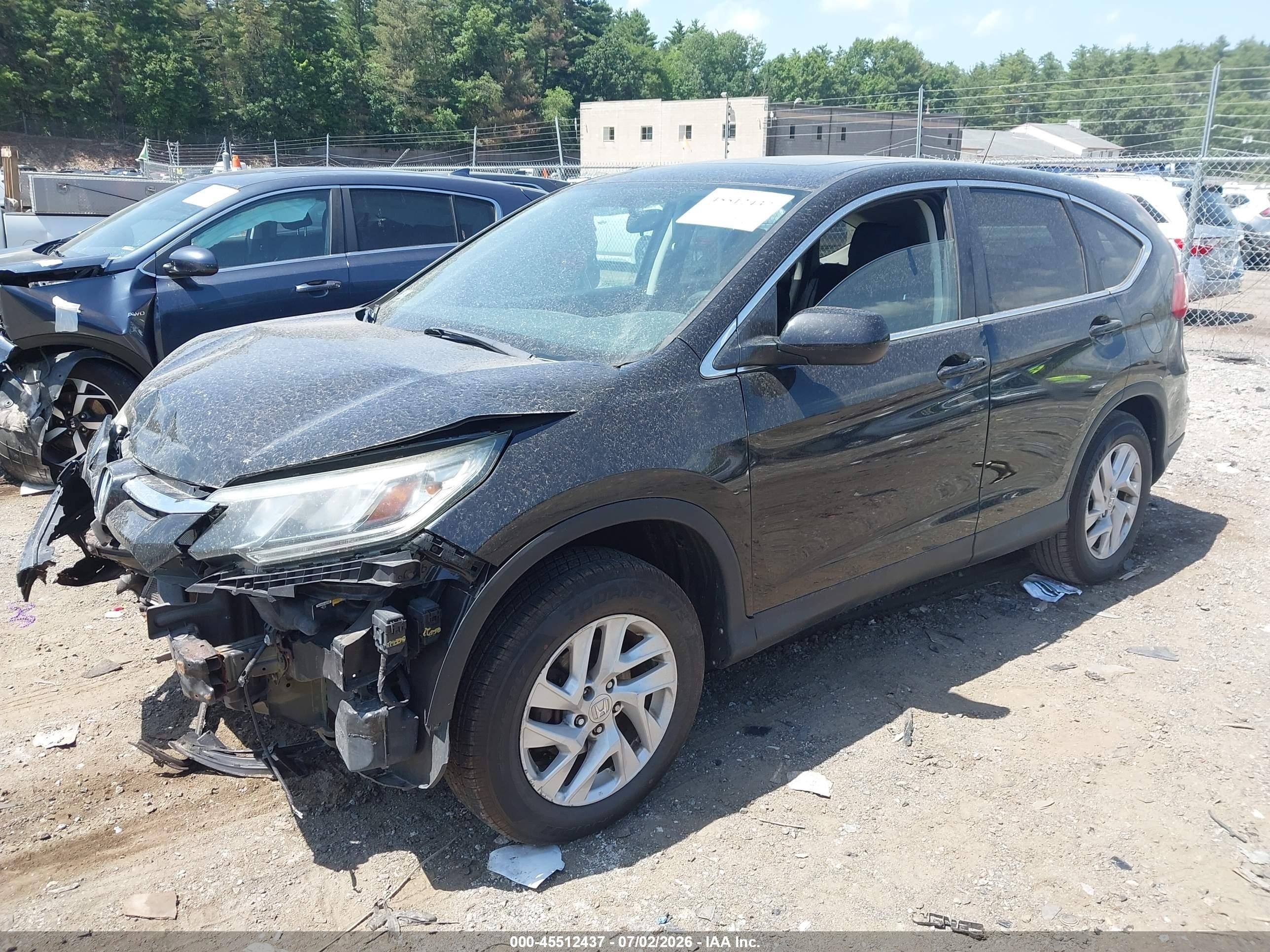 2015 Honda Cr-v Ex Black vin: 2HKRM4H54FH622339