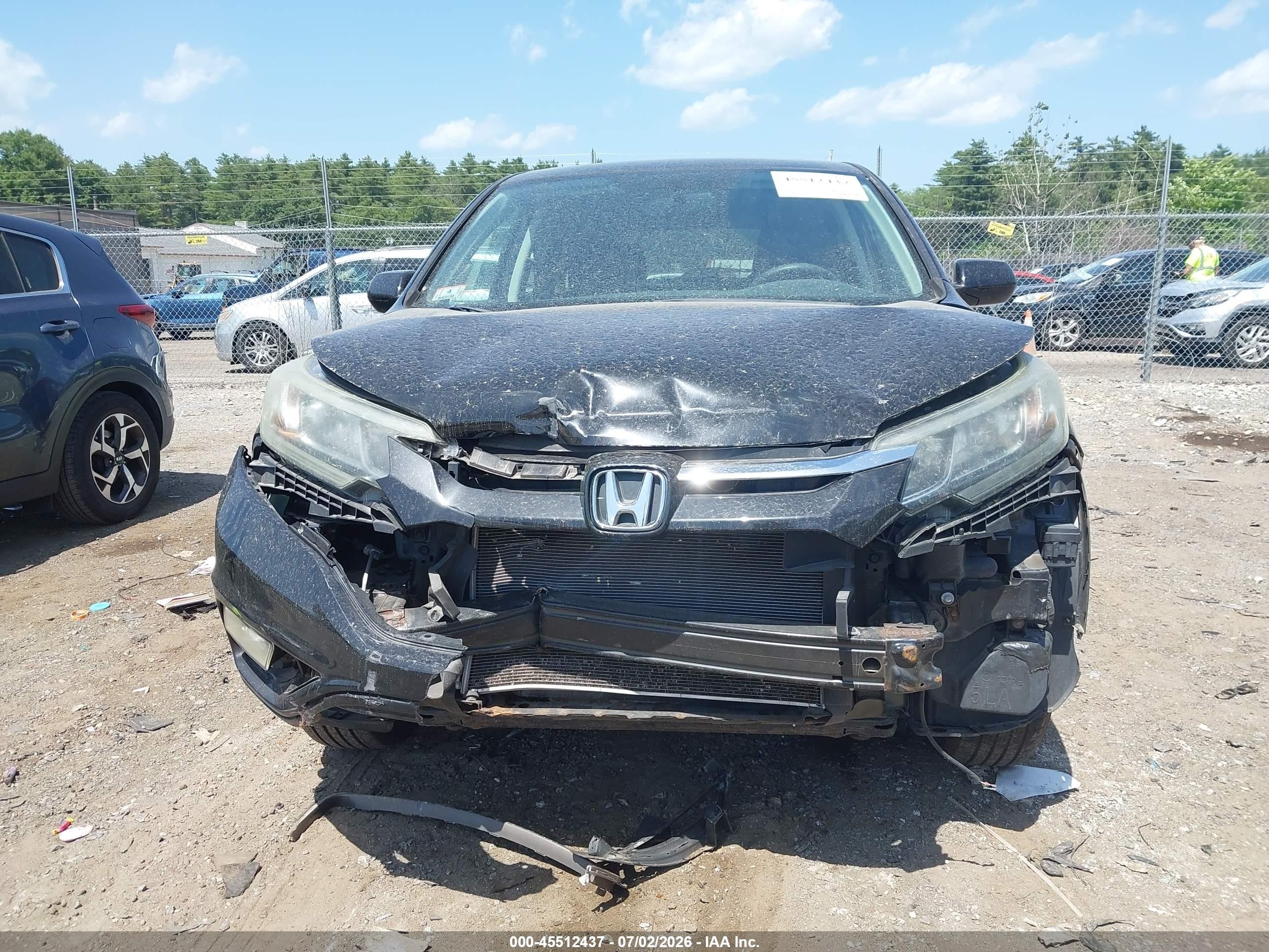 2015 Honda Cr-v Ex Black vin: 2HKRM4H54FH622339