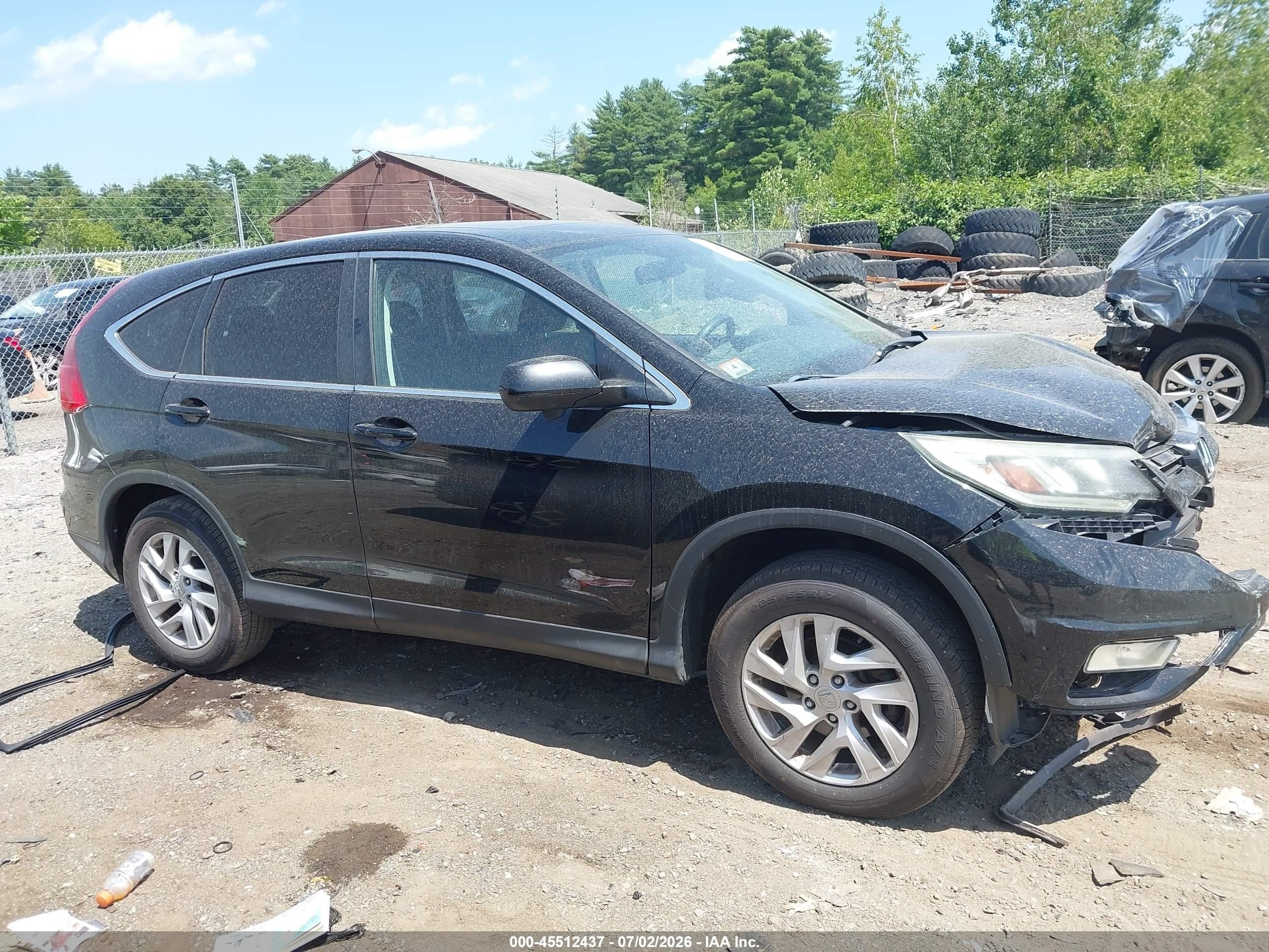 2015 Honda Cr-v Ex Black vin: 2HKRM4H54FH622339