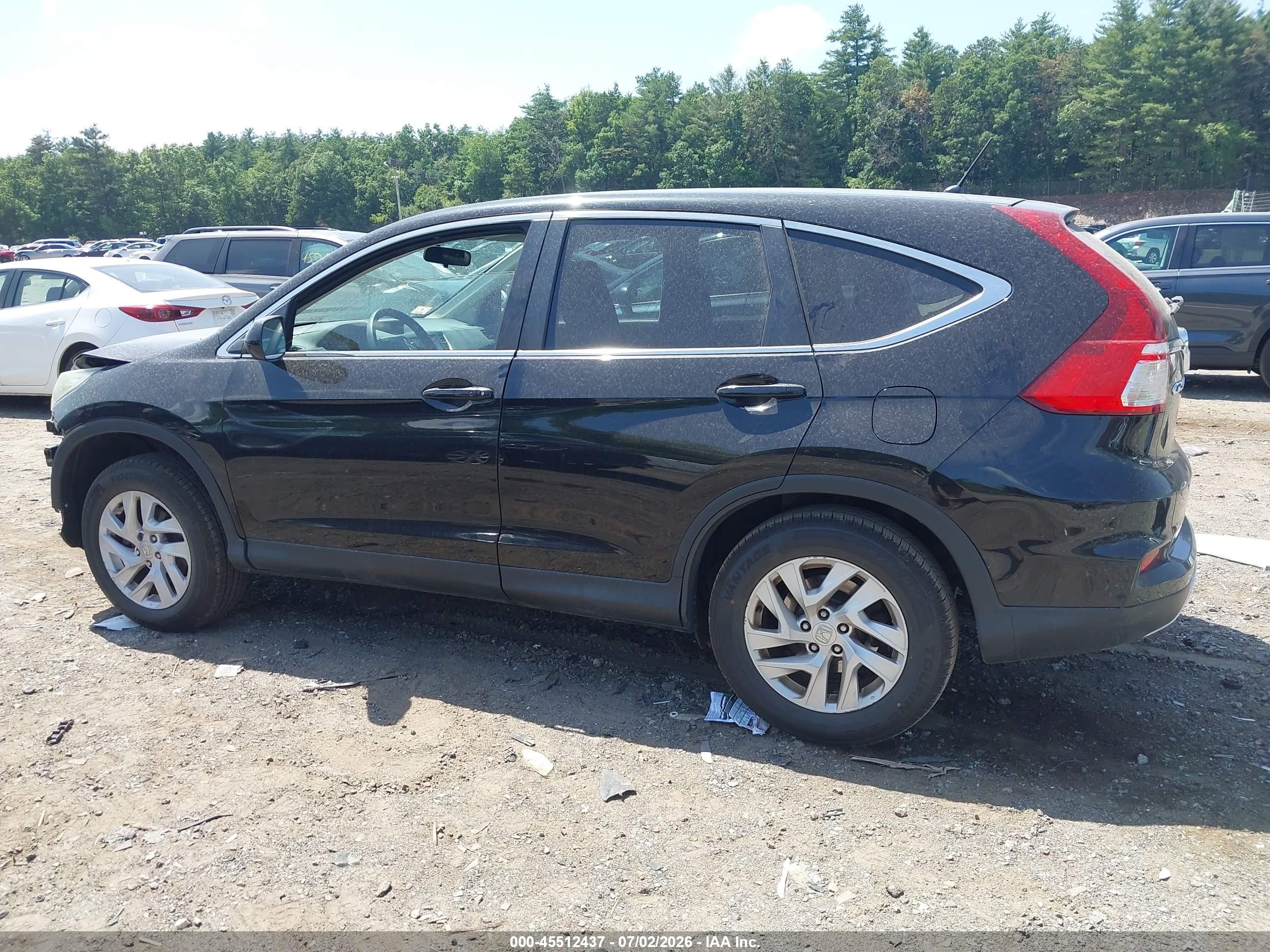 2015 Honda Cr-v Ex Black vin: 2HKRM4H54FH622339