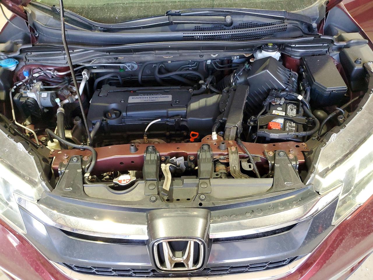 2015 Honda Cr-v Ex Бордовый vin: 2HKRM4H54FH653476