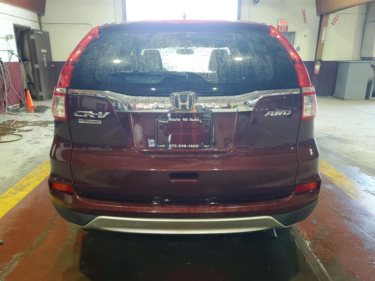 2015 Honda Cr-v Ex Бордовый vin: 2HKRM4H54FH653476