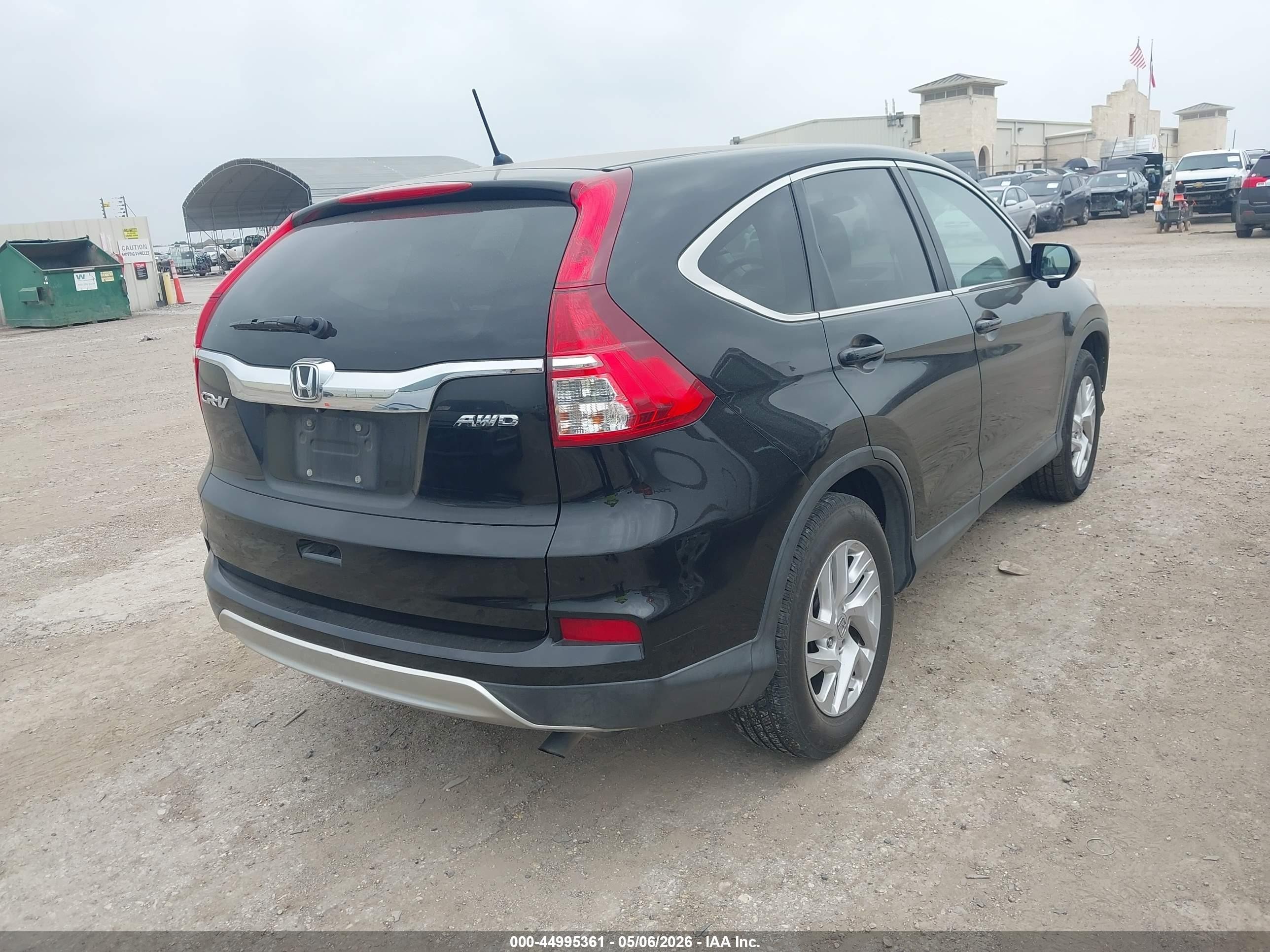 2015 Honda Cr-v Ex Black vin: 2HKRM4H54FH662050