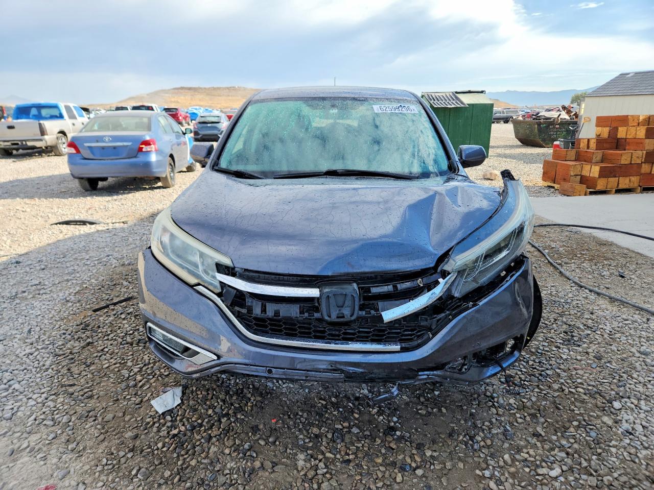 2015 Honda Cr-v Ex Gray vin: 2HKRM4H54FH665773
