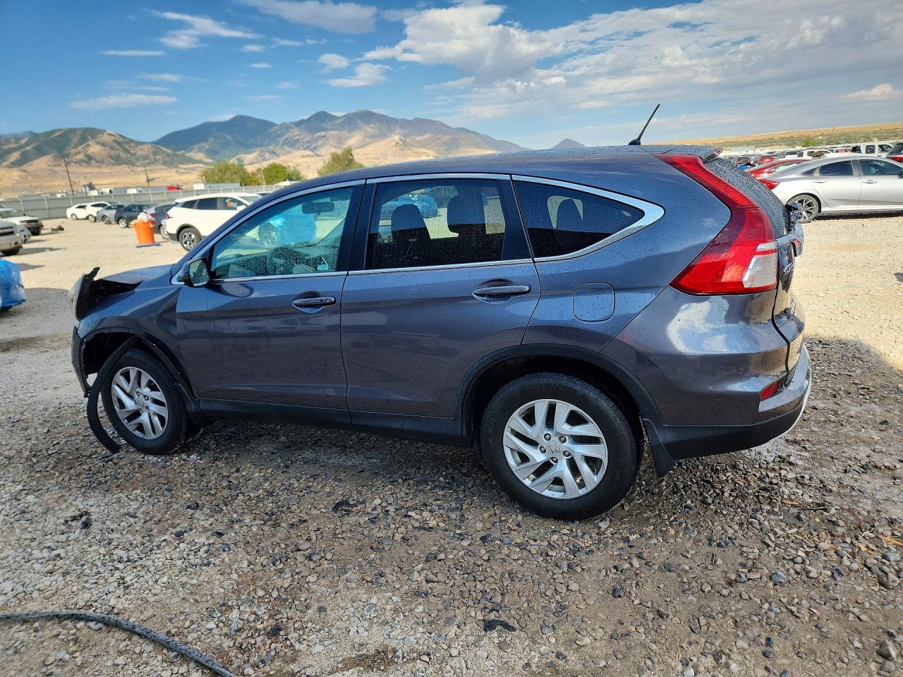 2015 Honda Cr-v Ex Gray vin: 2HKRM4H54FH665773