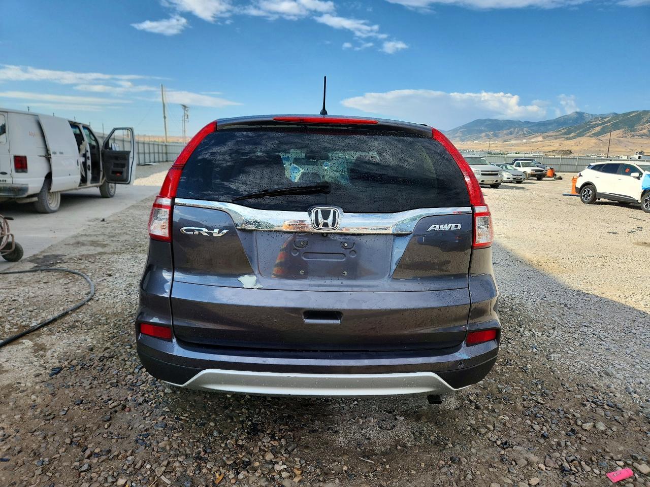 2015 Honda Cr-v Ex Gray vin: 2HKRM4H54FH665773