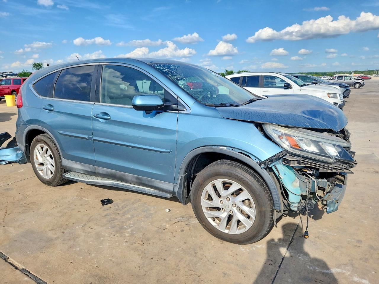 2015 Honda Cr-v Ex Blue vin: 2HKRM4H54FH665899