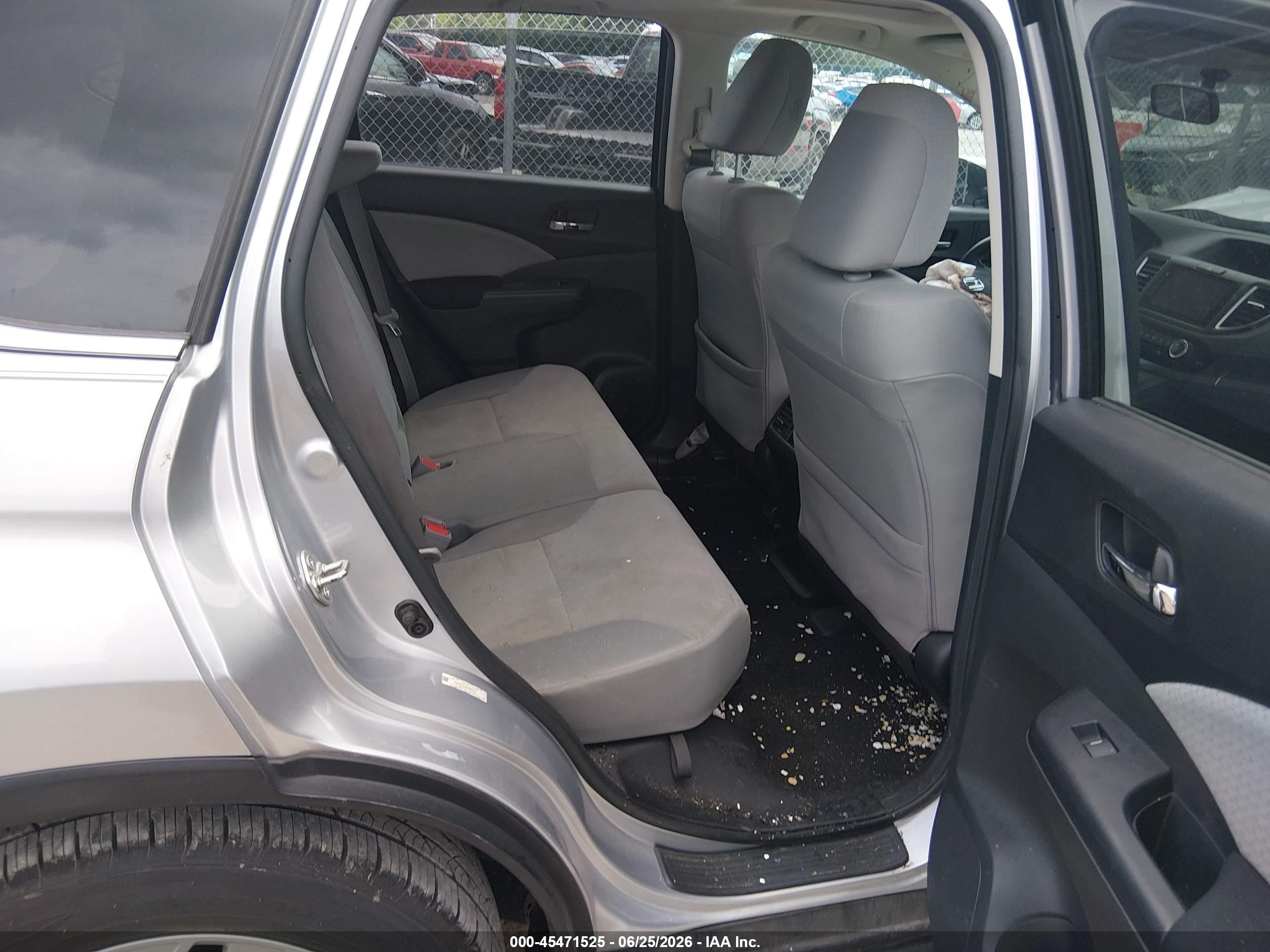 2015 Honda Cr-v Ex Gray vin: 2HKRM4H54FH669032