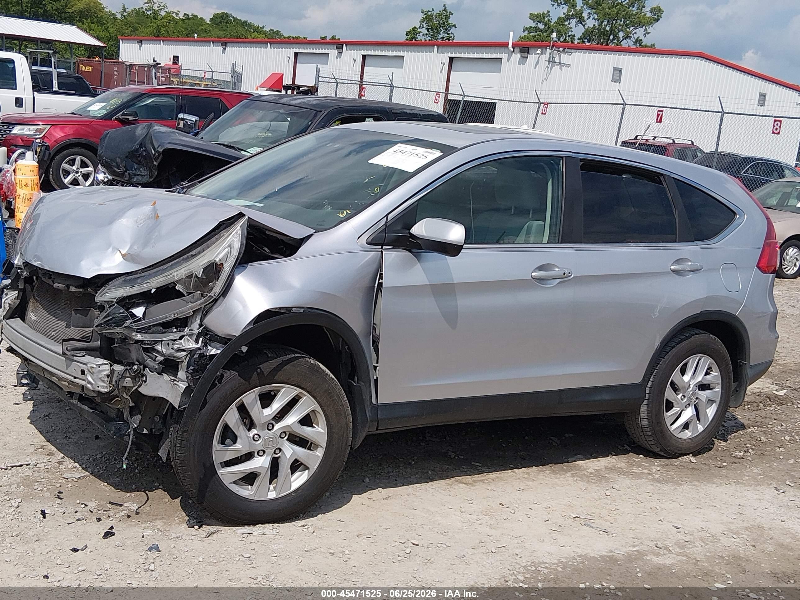 2015 Honda Cr-v Ex Gray vin: 2HKRM4H54FH669032