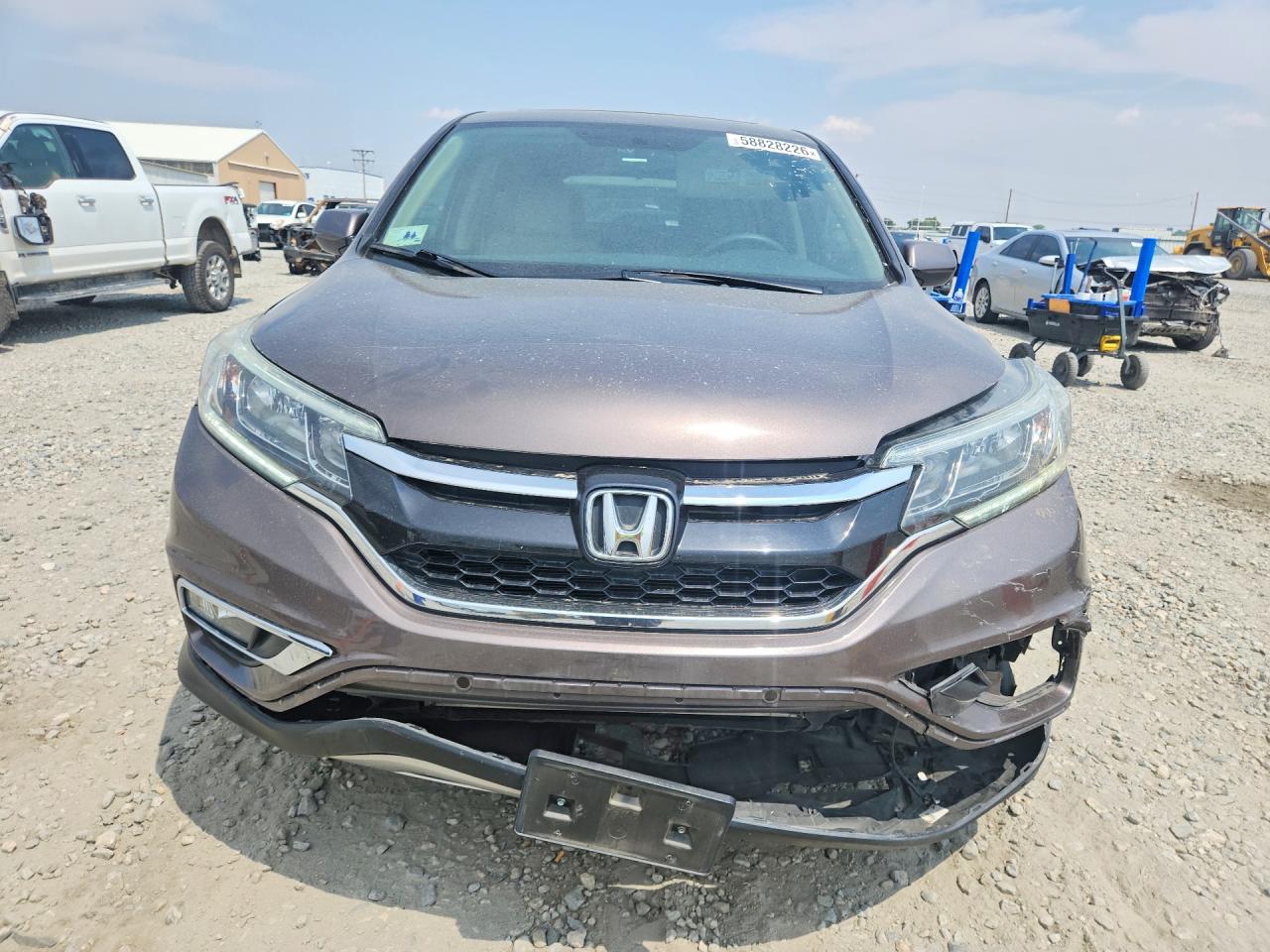 2015 Honda Cr-v Ex Brown vin: 2HKRM4H54FH672044
