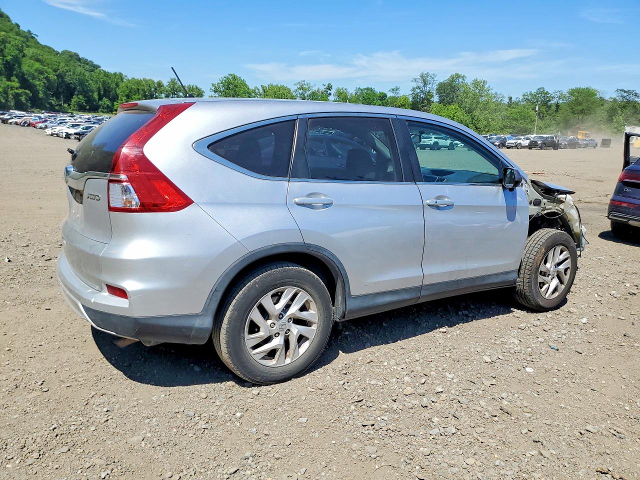 2015 Honda Cr-v Ex Silver vin: 2HKRM4H54FH676255