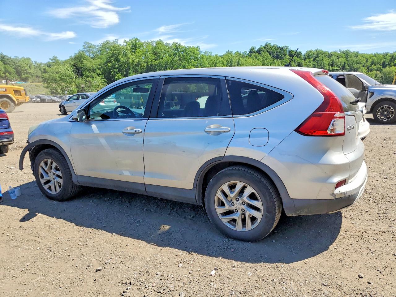 2015 Honda Cr-v Ex Silver vin: 2HKRM4H54FH676255