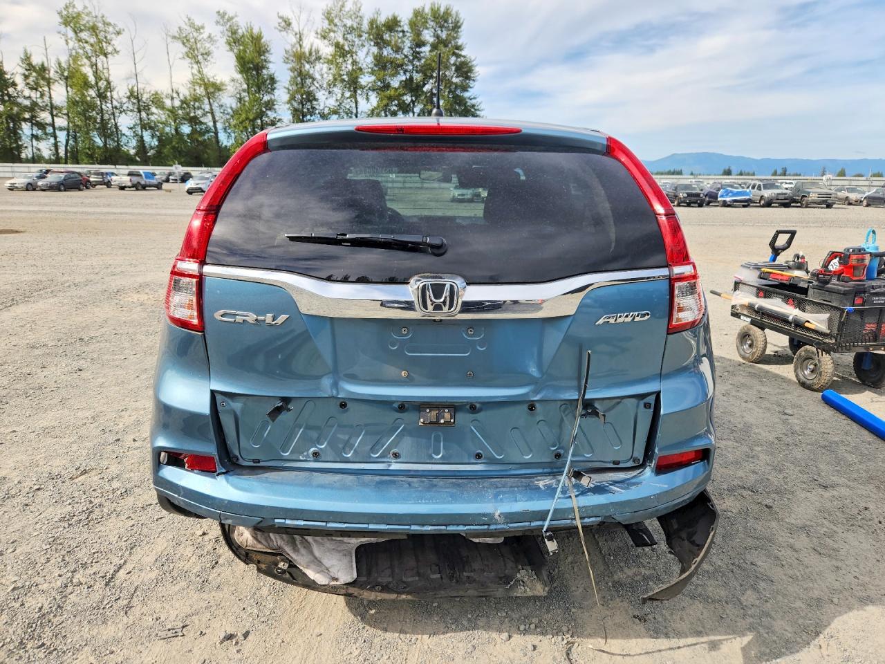 2015 Honda Cr-v Ex Blue vin: 2HKRM4H54FH689121