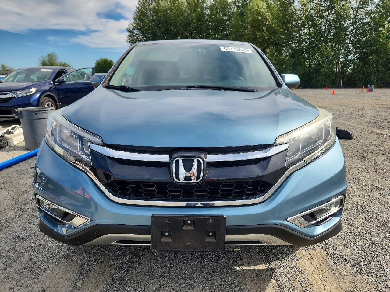 2015 Honda Cr-v Ex Blue vin: 2HKRM4H54FH689121