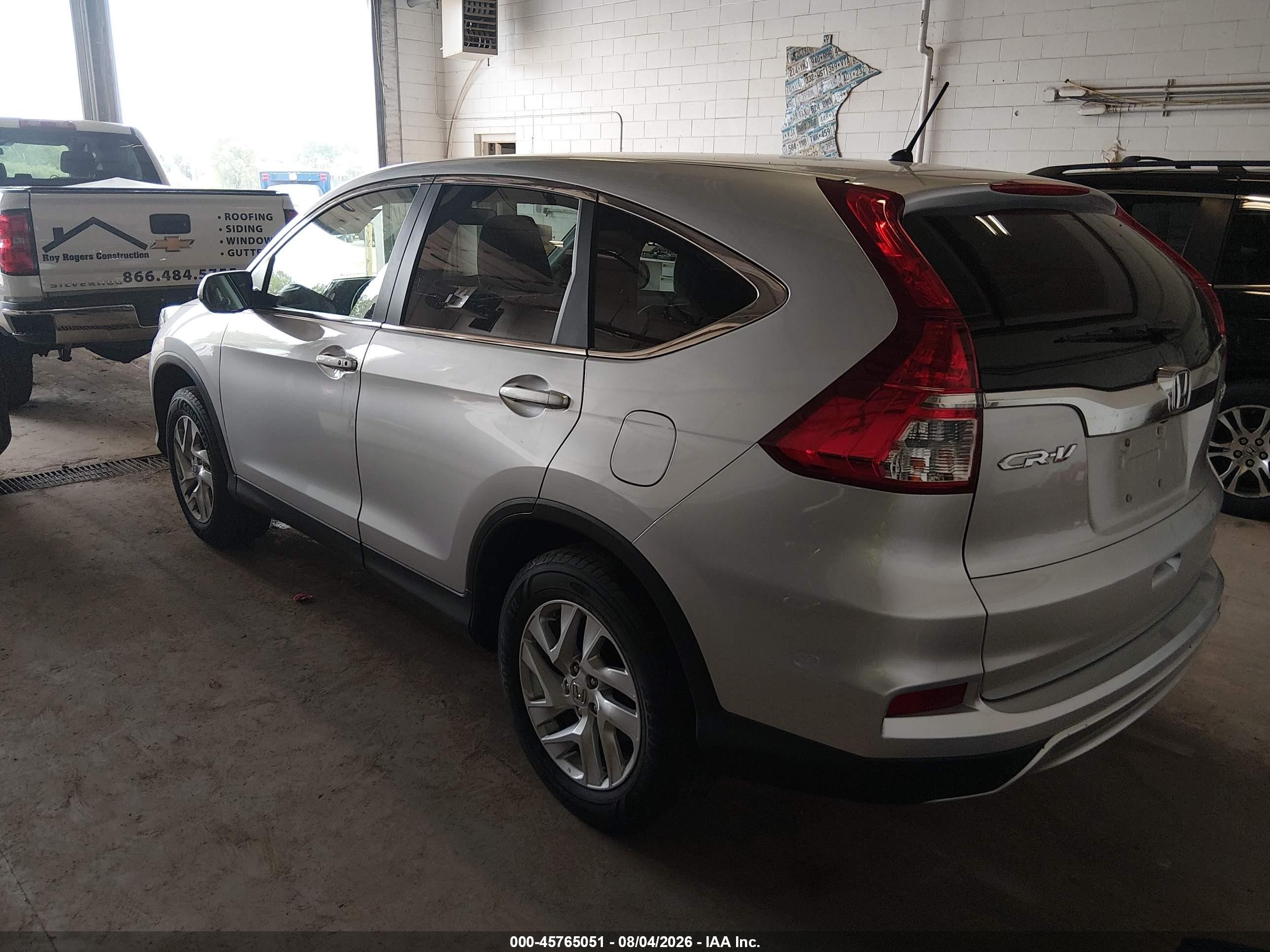 2015 Honda Cr-v Ex Silver vin: 2HKRM4H54FH703566