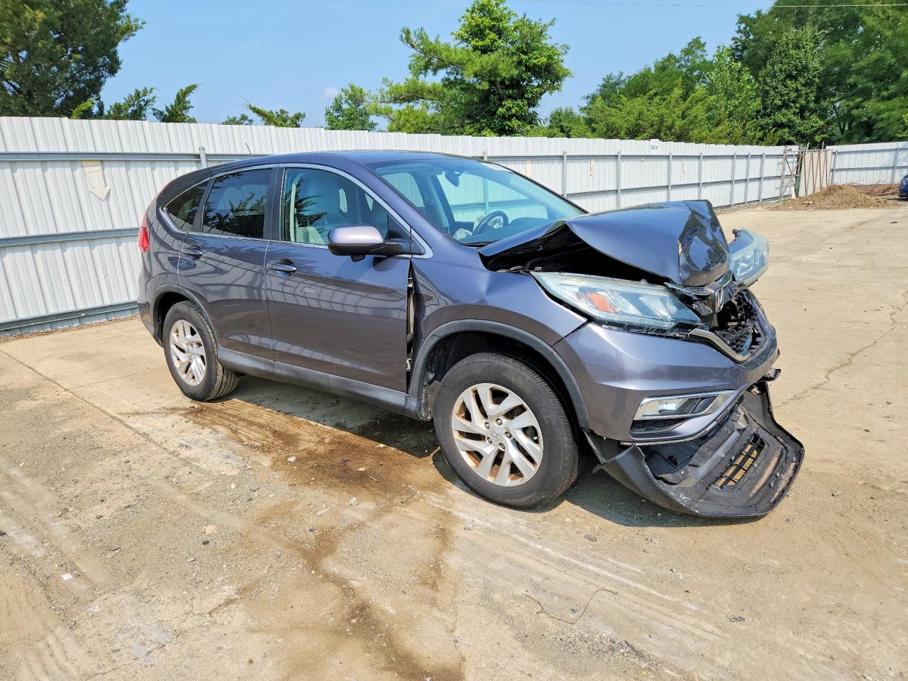 2015 Honda Cr-v Ex Gray vin: 2HKRM4H54FH706001