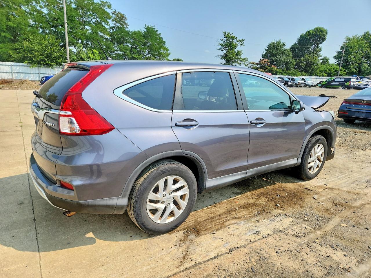 2015 Honda Cr-v Ex Gray vin: 2HKRM4H54FH706001