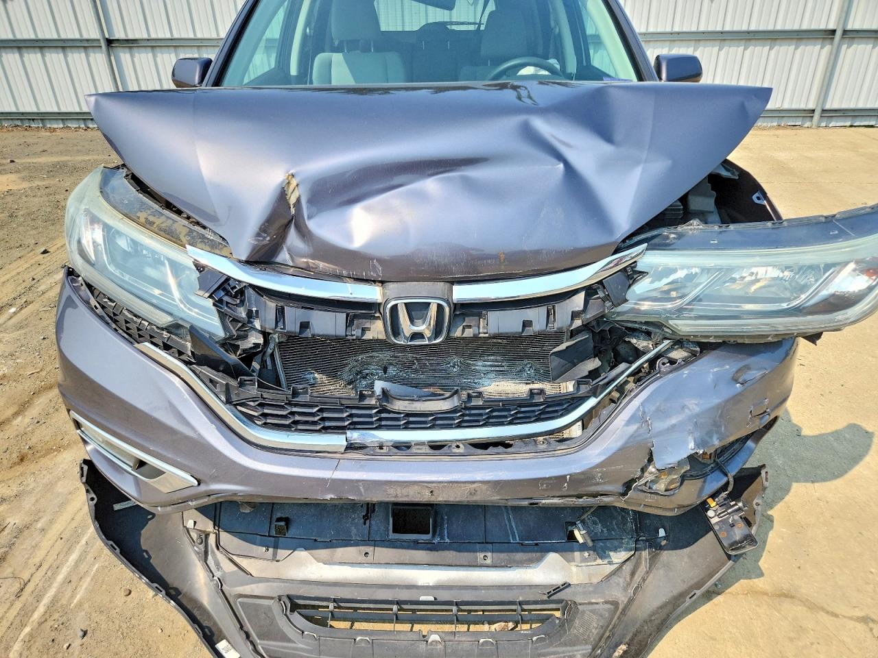 2015 Honda Cr-v Ex Gray vin: 2HKRM4H54FH706001