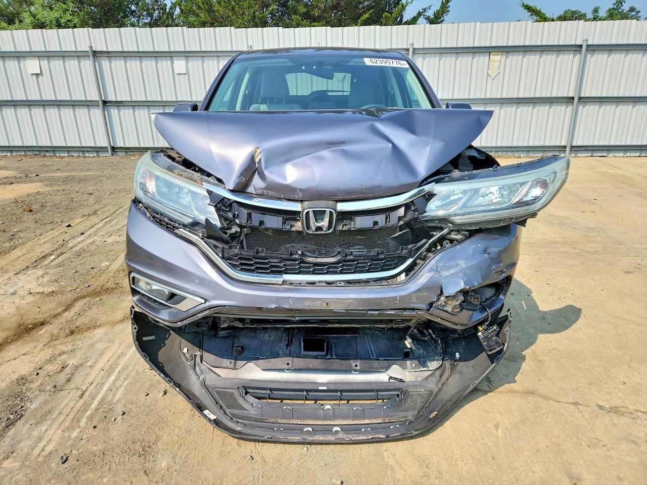 2015 Honda Cr-v Ex Gray vin: 2HKRM4H54FH706001