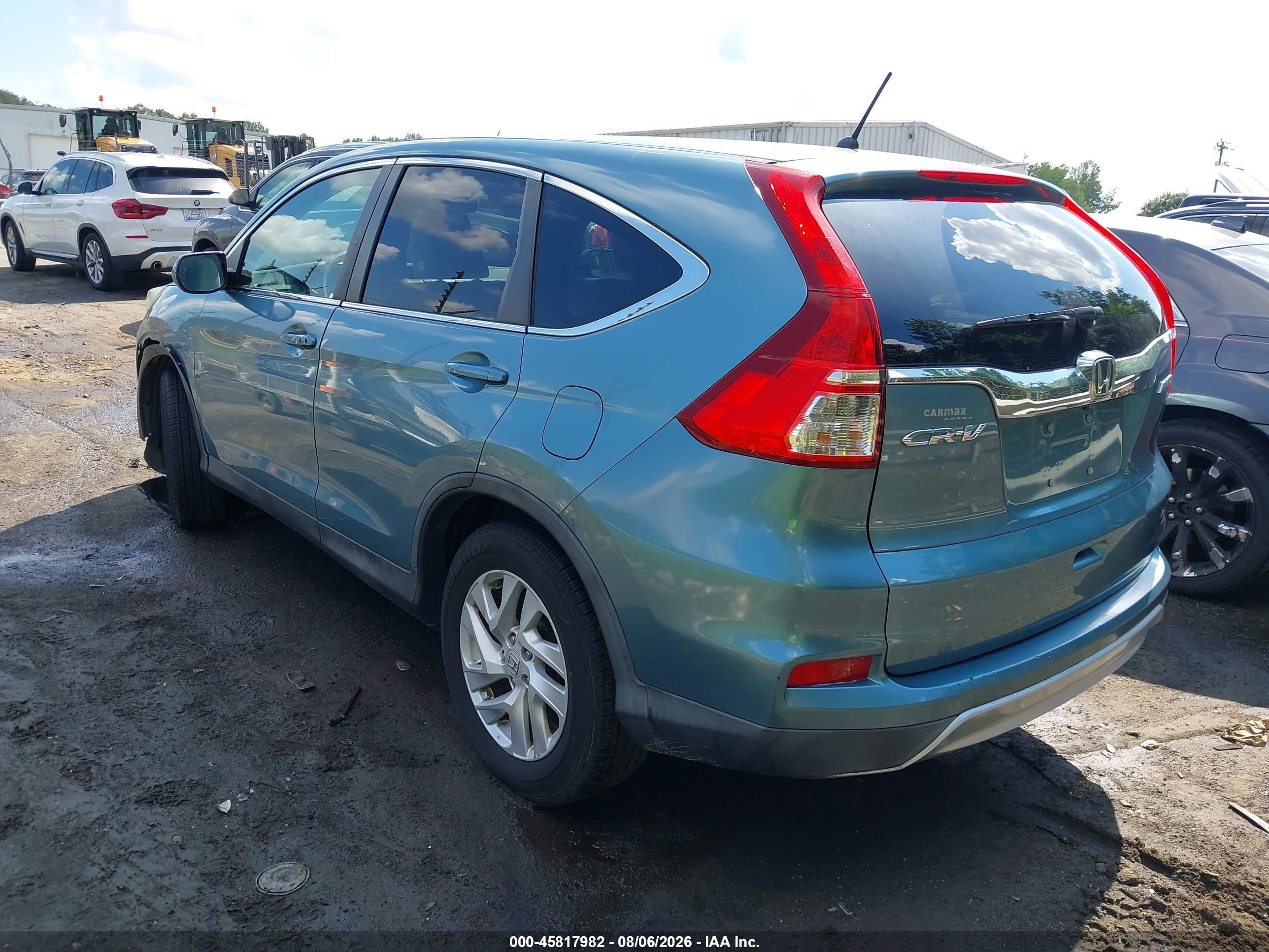 2016 Honda Cr-v Ex Синий vin: 2HKRM4H54GH633083