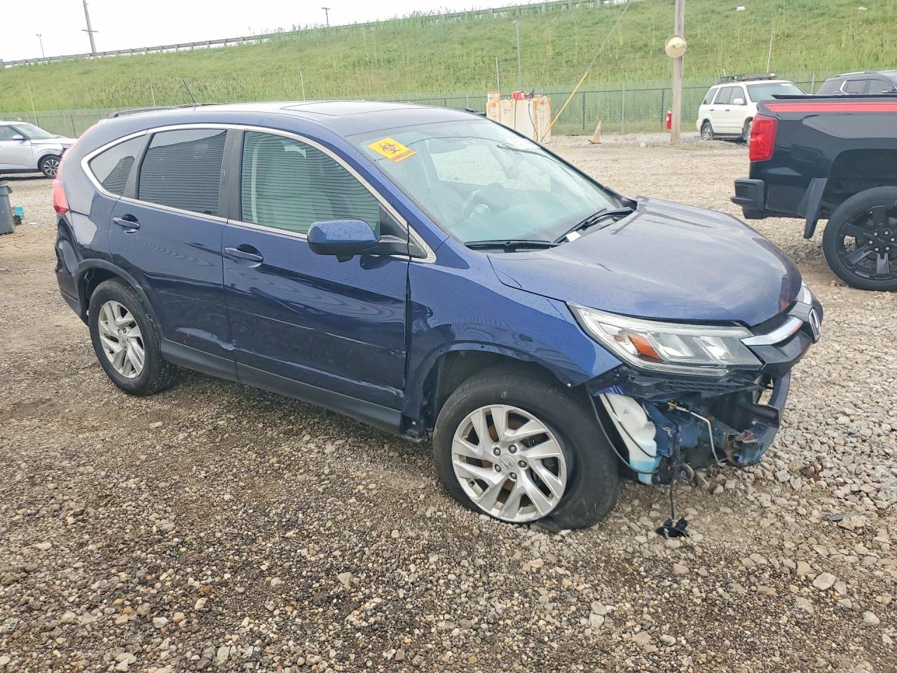 2016 Honda Cr-v Ex Blue vin: 2HKRM4H54GH687516