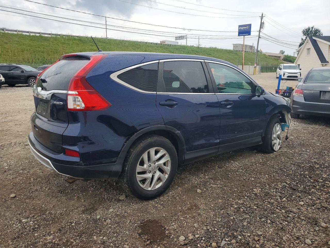 2016 Honda Cr-v Ex Blue vin: 2HKRM4H54GH687516