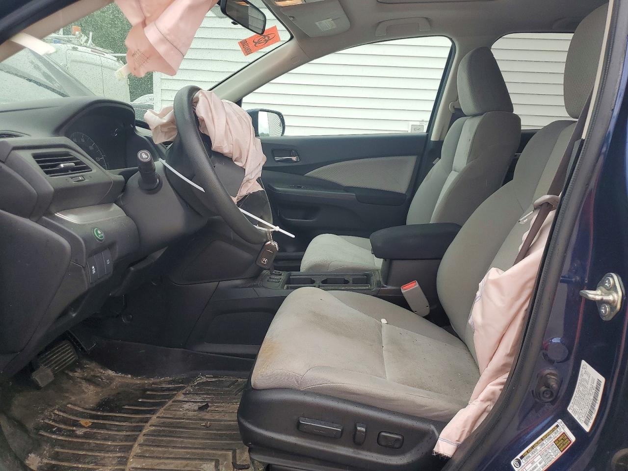 2016 Honda Cr-v Ex Blue vin: 2HKRM4H54GH687516