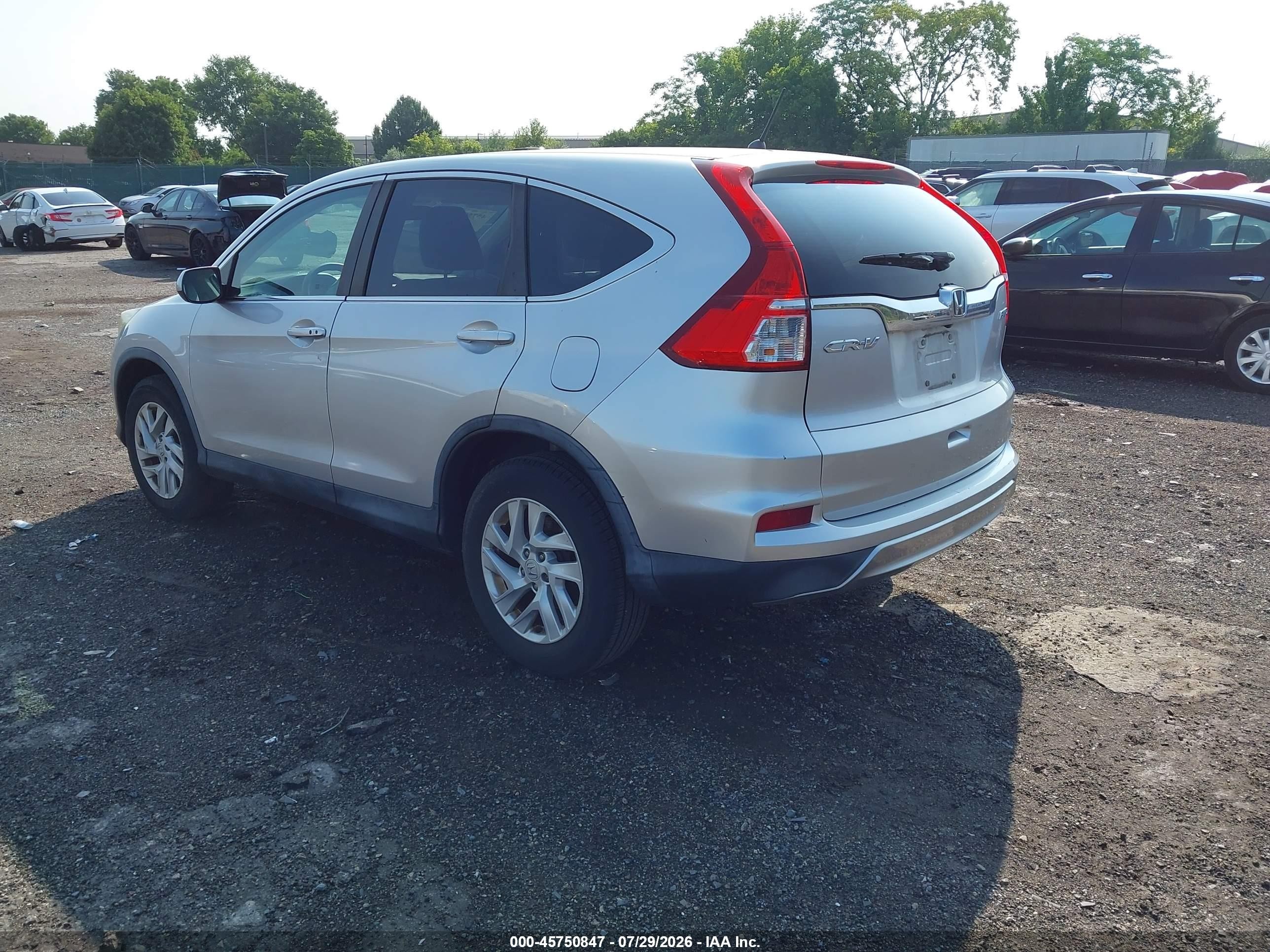 2016 Honda Cr-v Ex Silver vin: 2HKRM4H54GH712804
