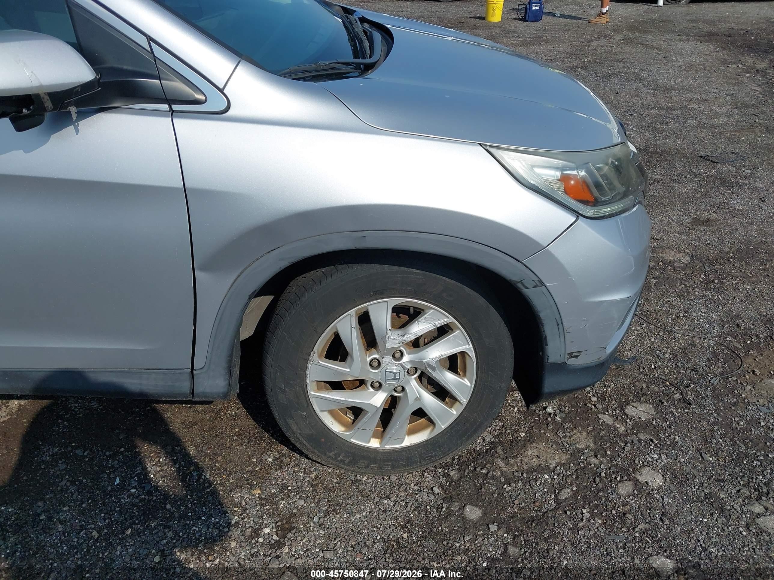 2016 Honda Cr-v Ex Silver vin: 2HKRM4H54GH712804