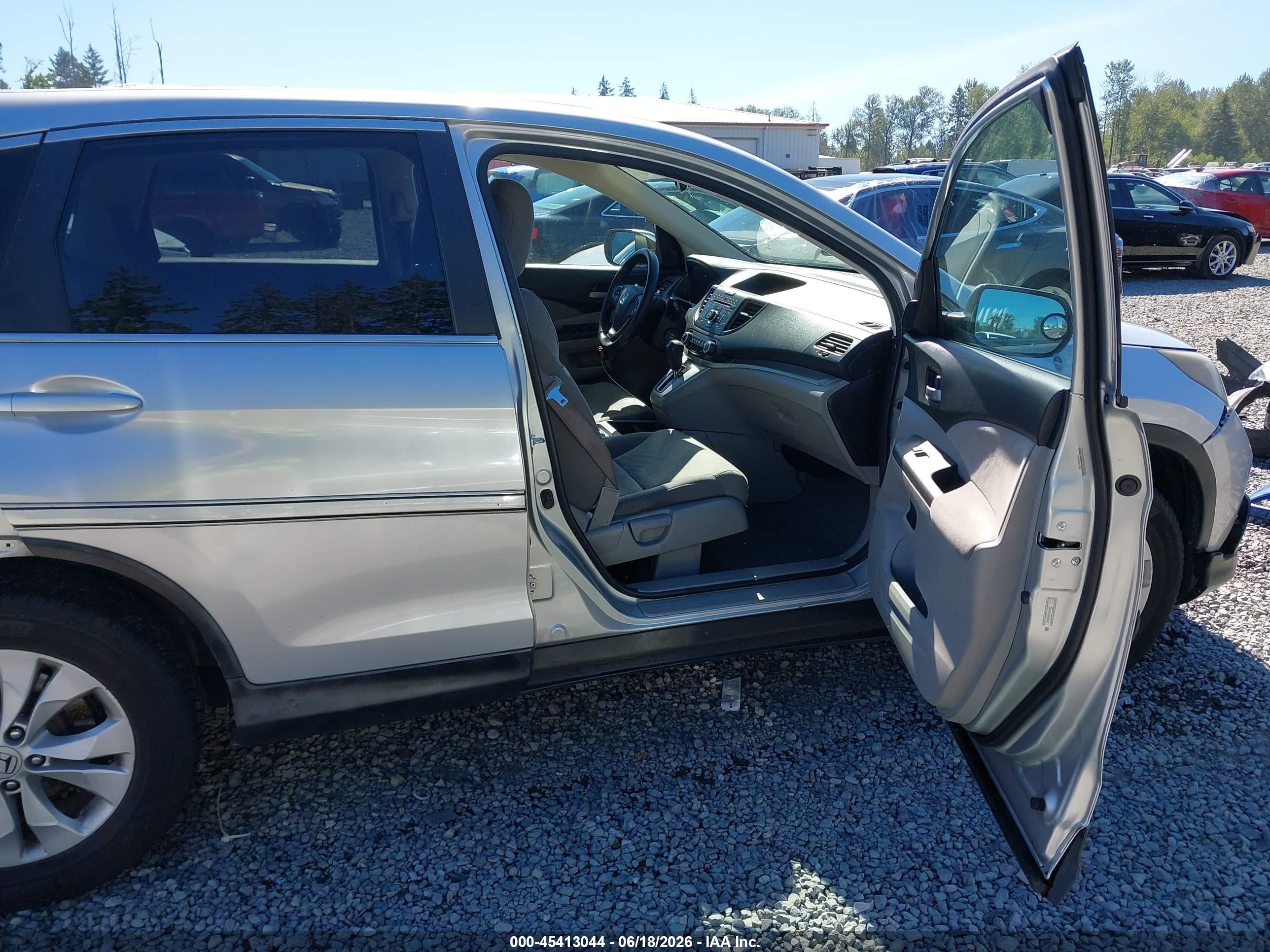 2012 Honda Cr-v Ex Gray vin: 2HKRM4H55CH613533