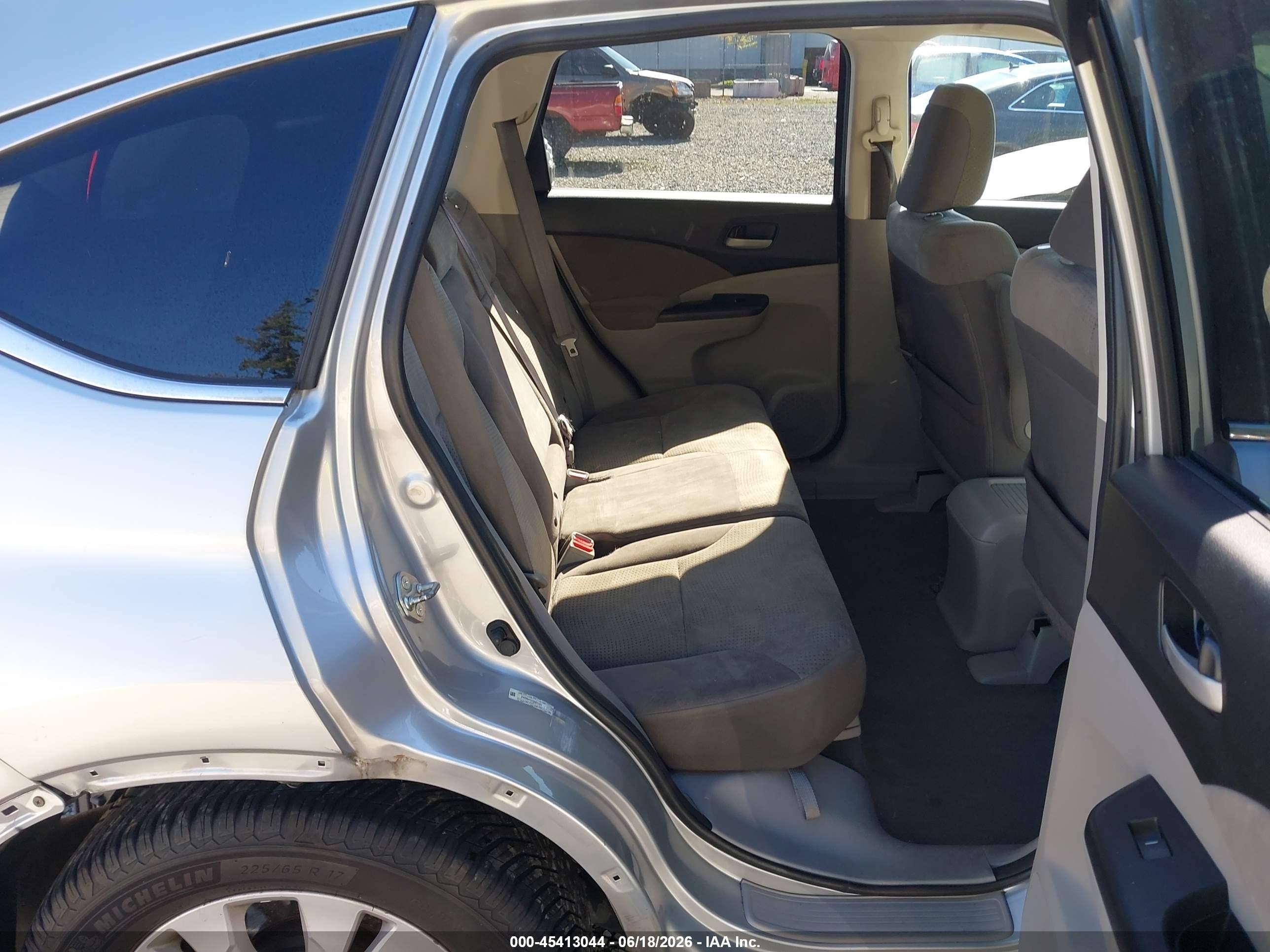 2012 Honda Cr-v Ex Gray vin: 2HKRM4H55CH613533