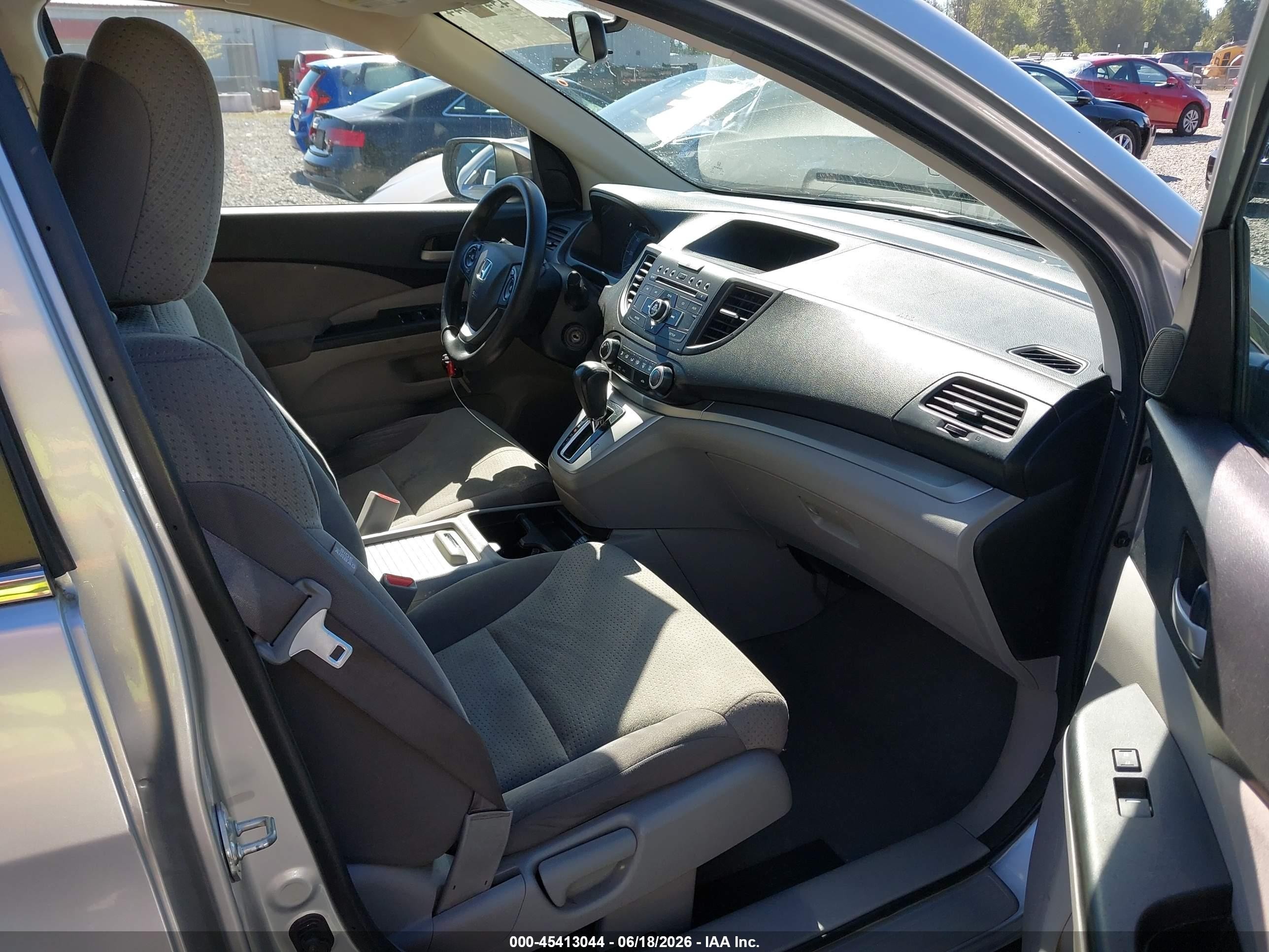 2012 Honda Cr-v Ex Gray vin: 2HKRM4H55CH613533