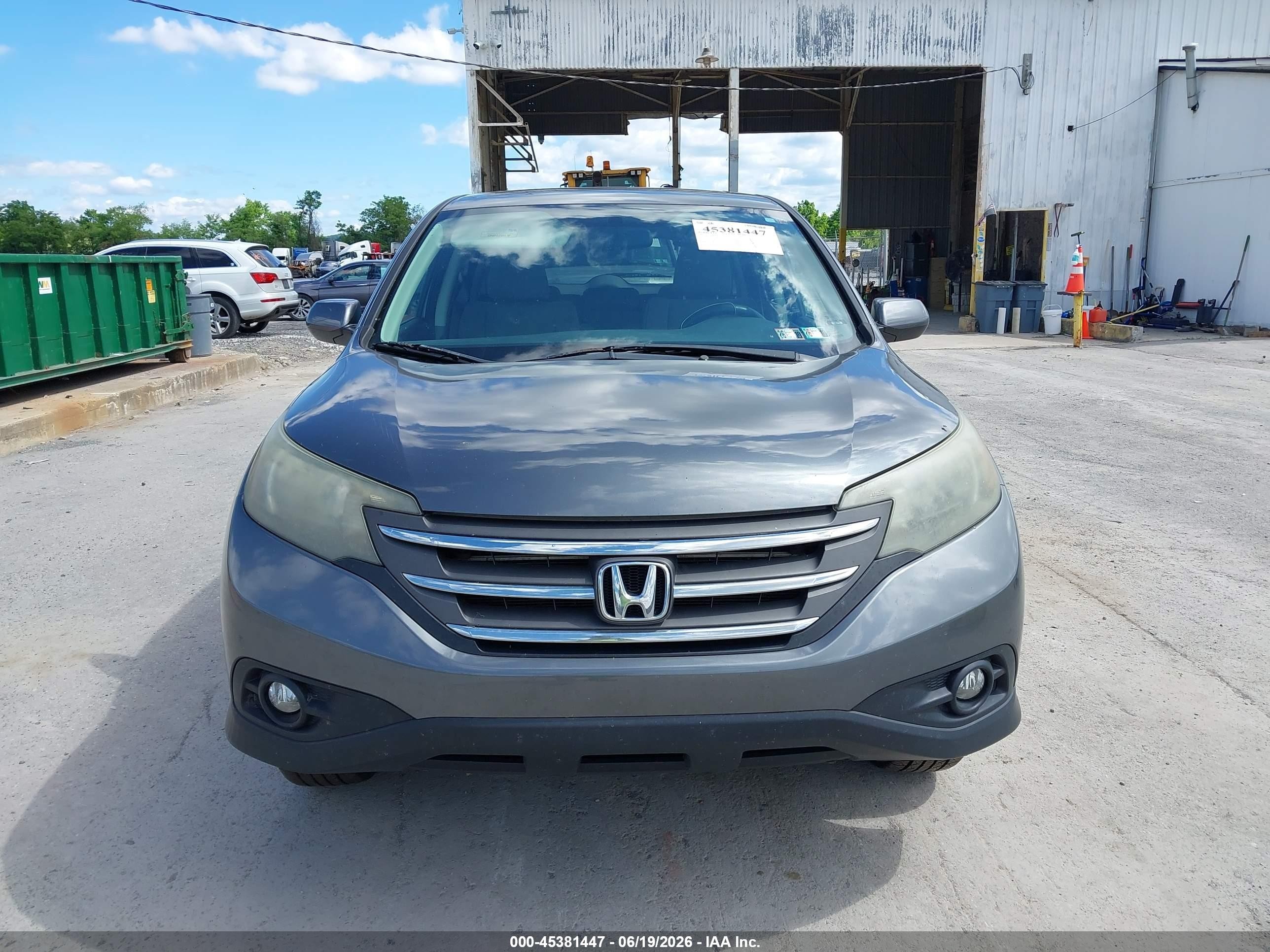 2012 Honda Cr-v Ex Gray vin: 2HKRM4H55CH627786