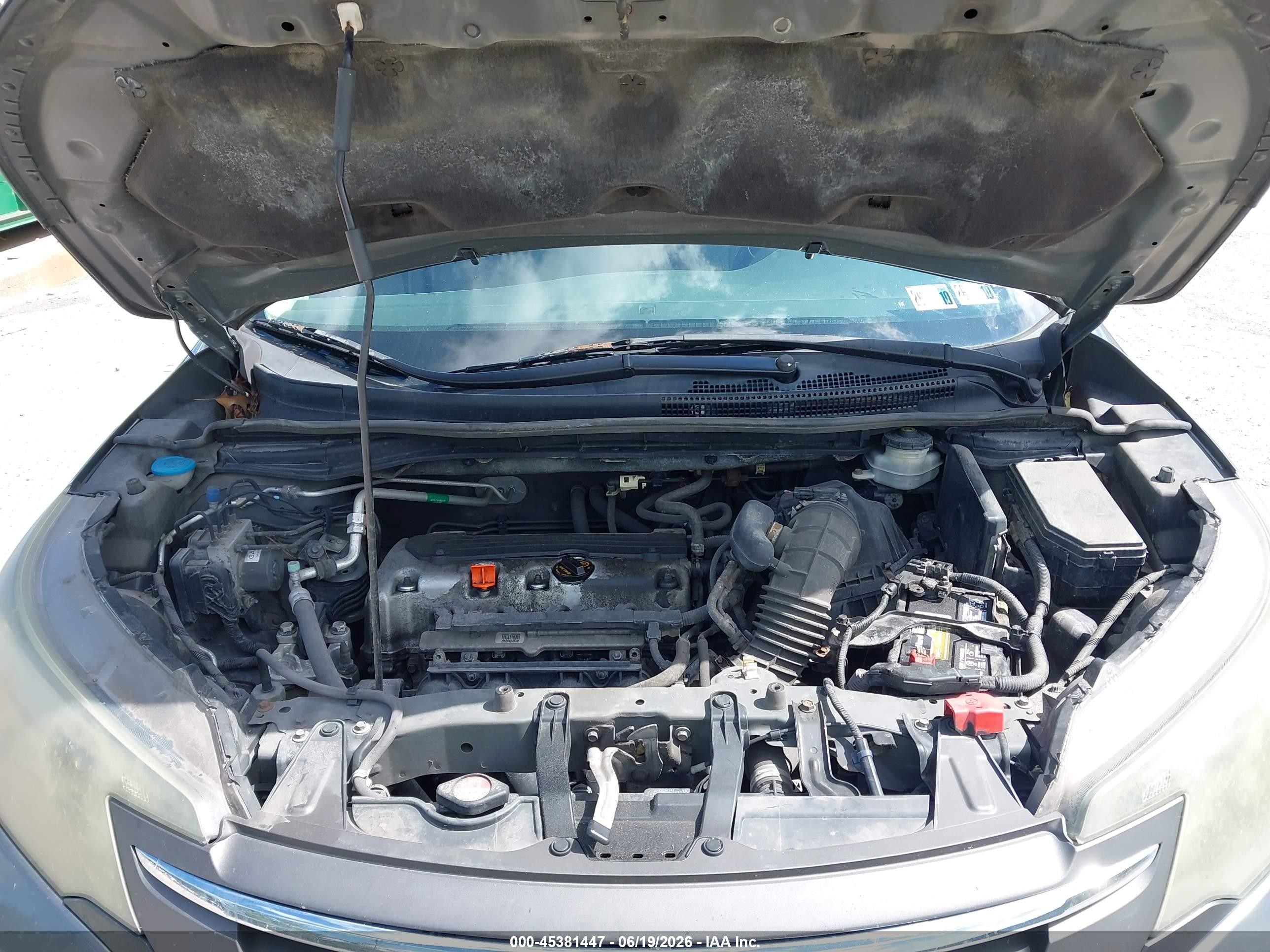 2012 Honda Cr-v Ex Gray vin: 2HKRM4H55CH627786