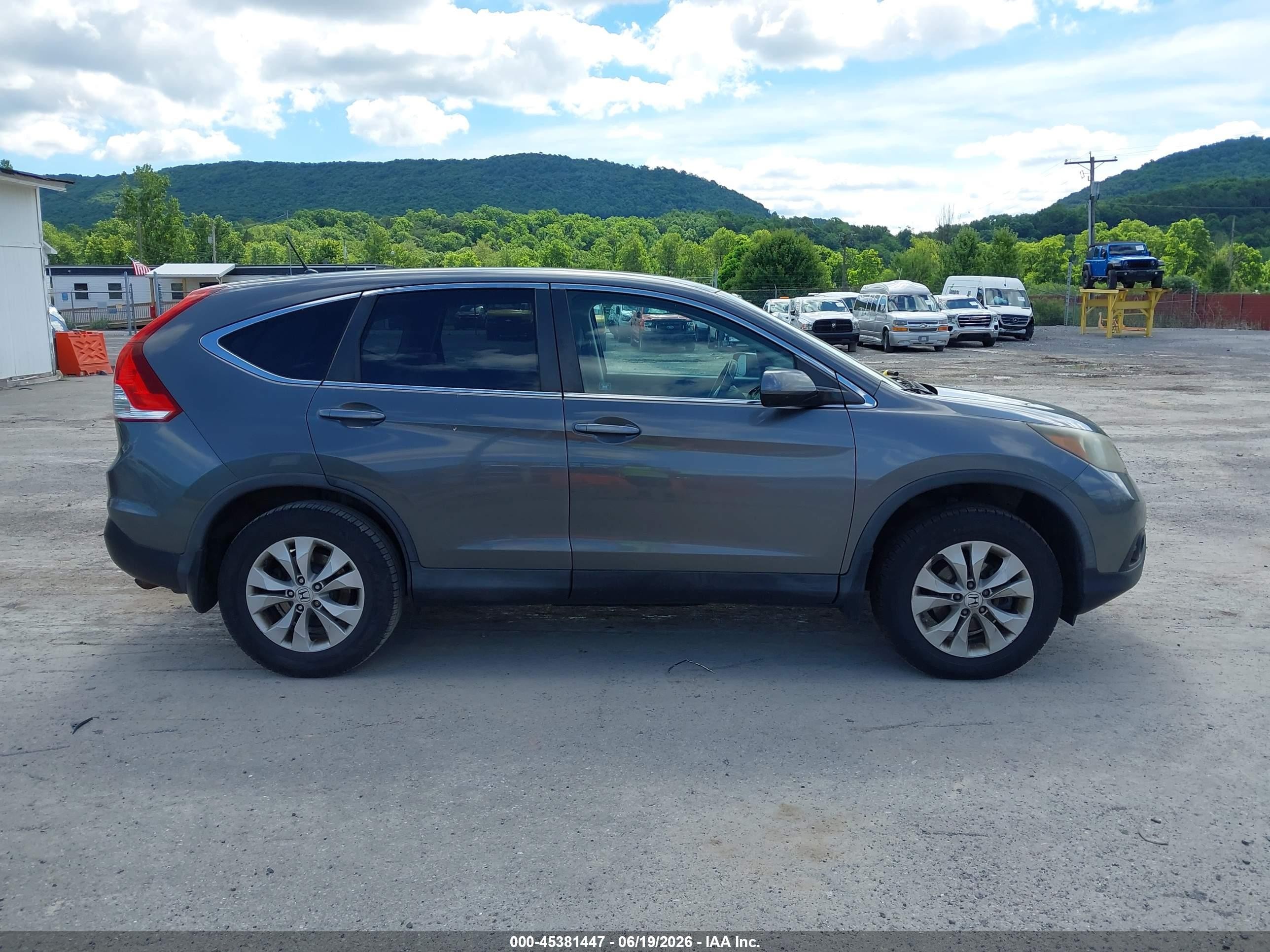 2012 Honda Cr-v Ex Gray vin: 2HKRM4H55CH627786