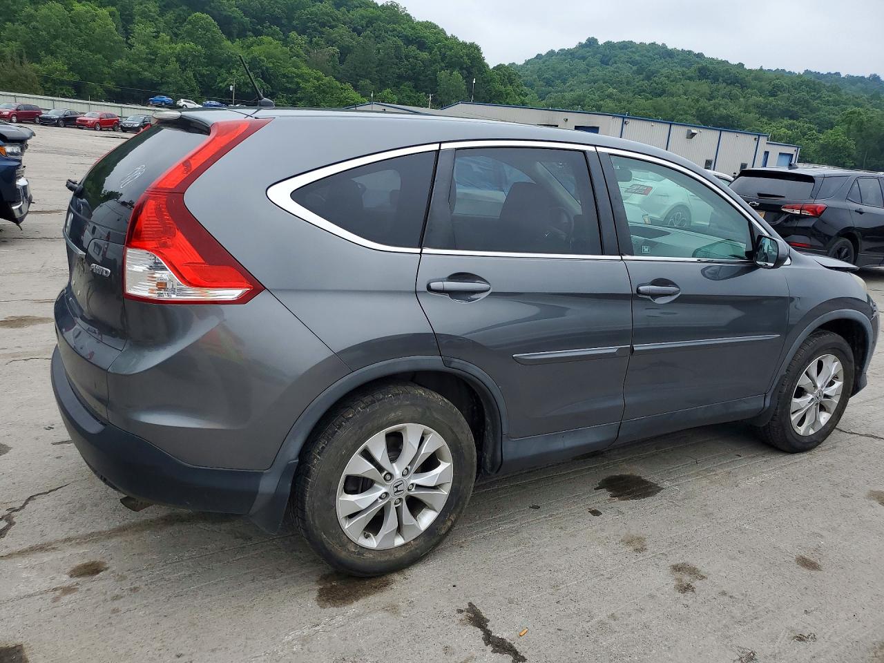 2012 Honda Cr-v Ex Gray vin: 2HKRM4H55CH627836