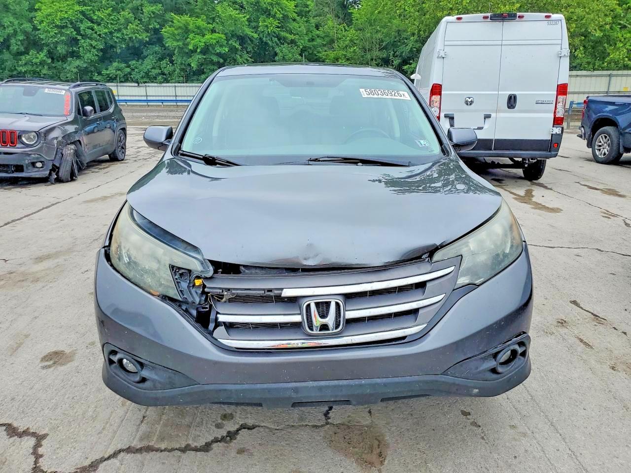 2012 Honda Cr-v Ex Gray vin: 2HKRM4H55CH627836