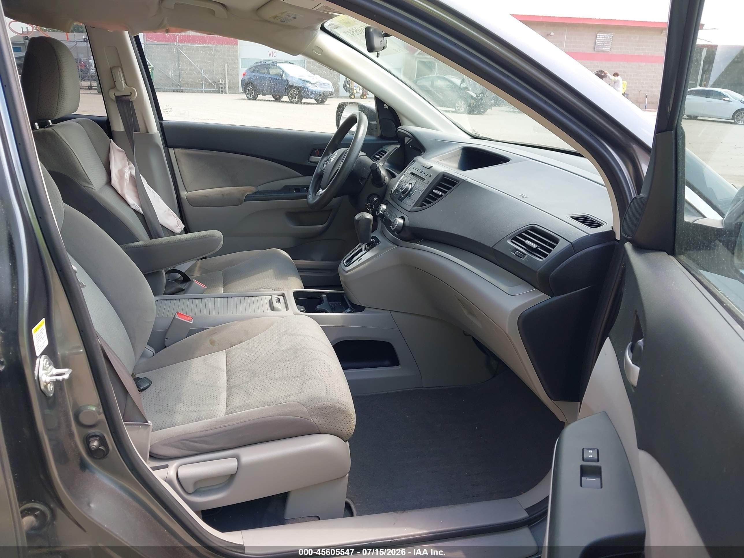 2012 Honda Cr-v Ex Gray vin: 2HKRM4H55CH627870