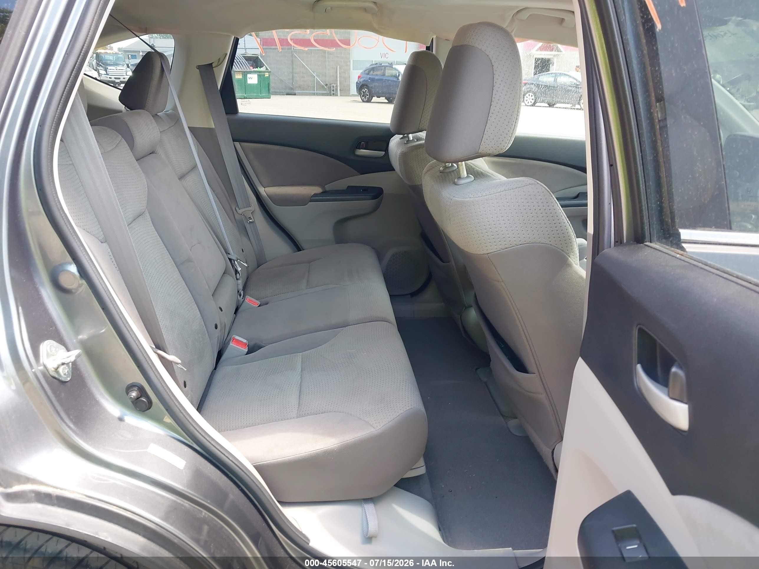 2012 Honda Cr-v Ex Gray vin: 2HKRM4H55CH627870
