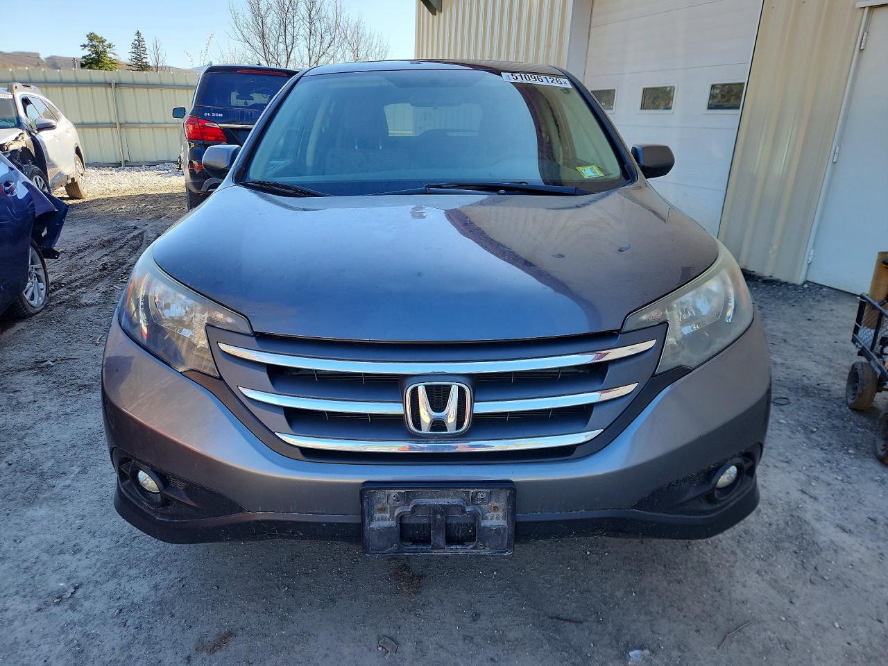 2013 Honda Cr-v Ex Gray vin: 2HKRM4H55DH601352