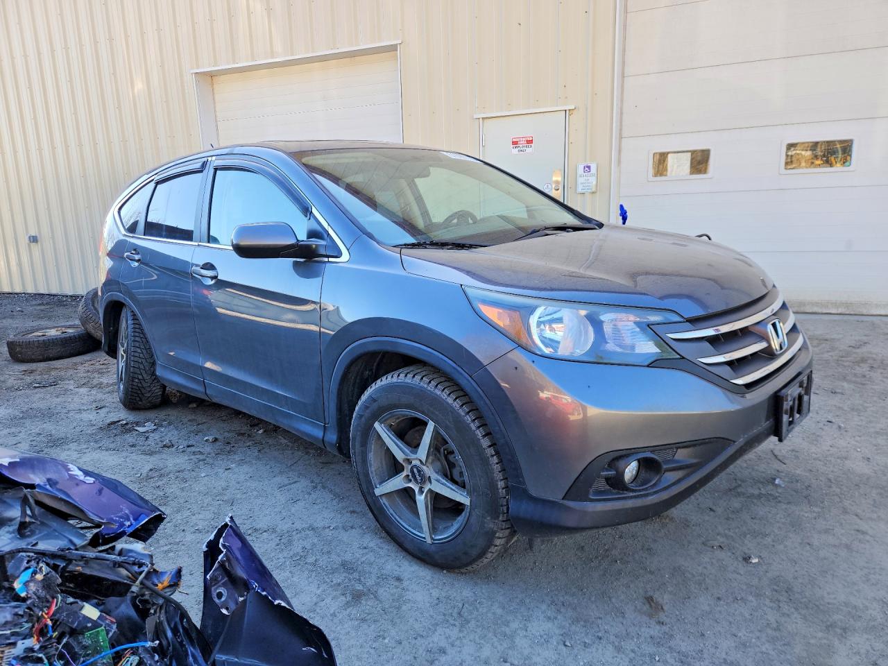 2013 Honda Cr-v Ex Gray vin: 2HKRM4H55DH601352