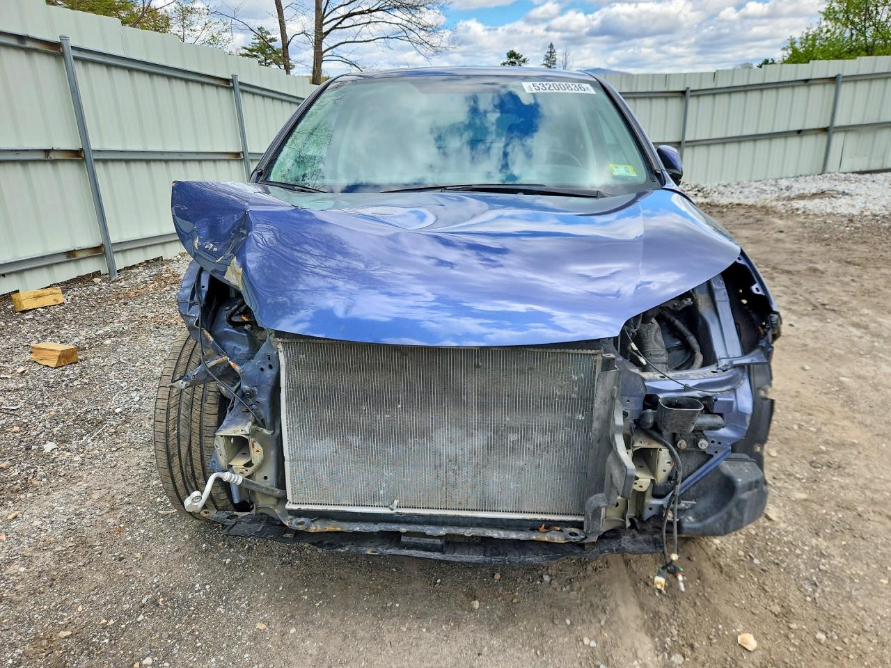 2013 Honda Cr-v Ex Blue vin: 2HKRM4H55DH625005
