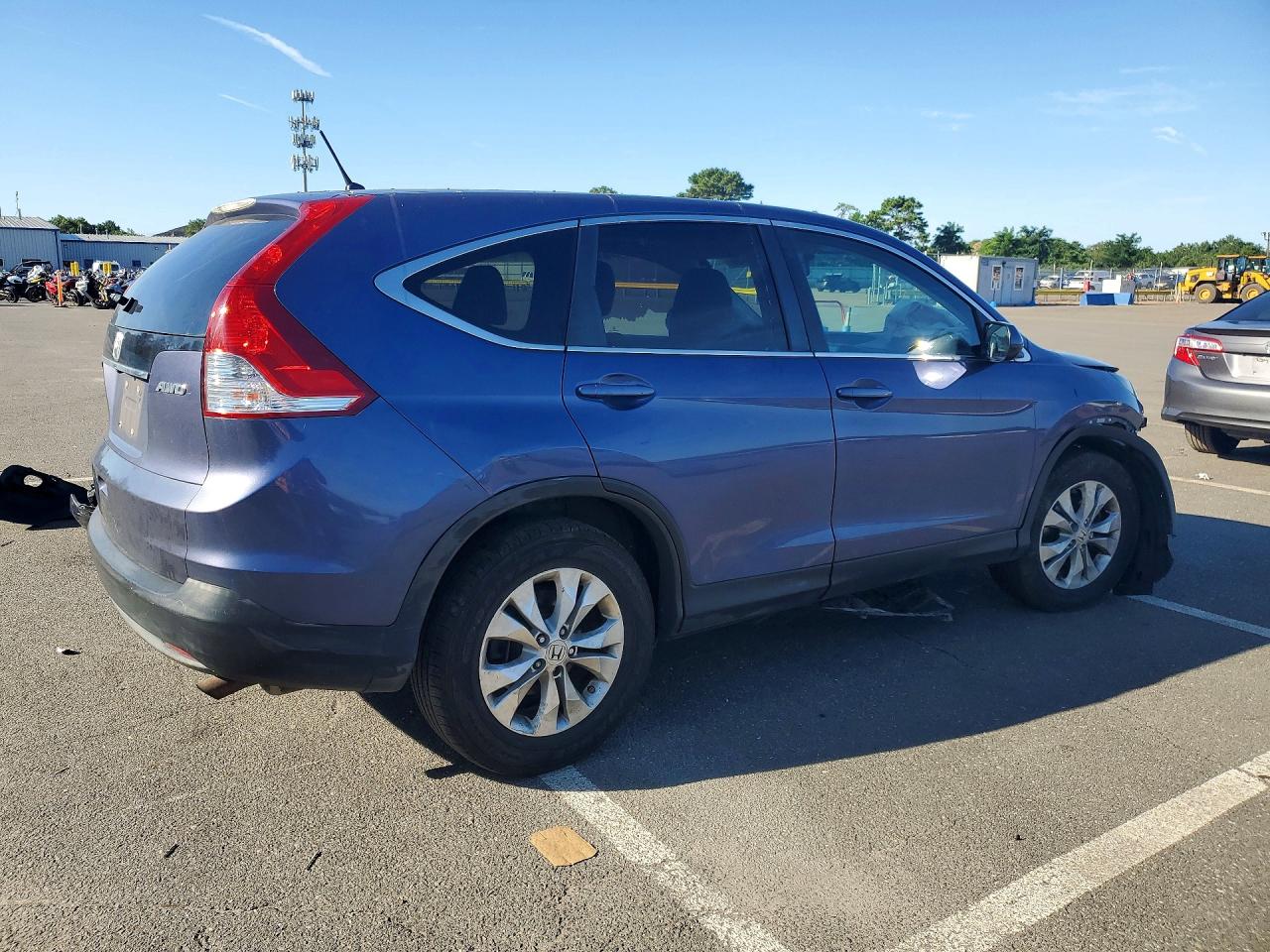 2013 Honda Cr-v Ex Blue vin: 2HKRM4H55DH626817