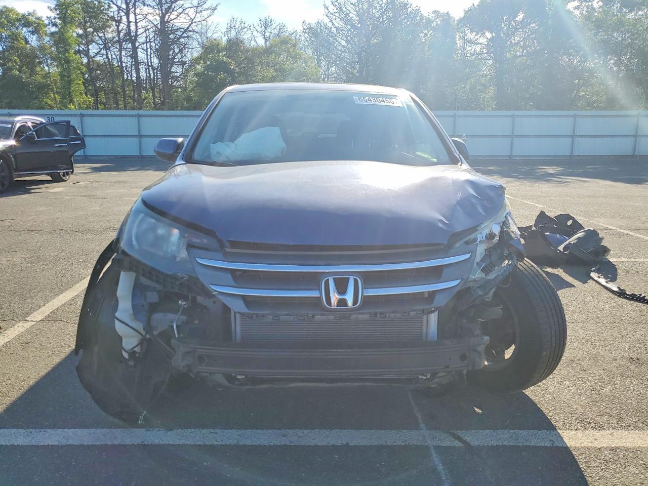 2013 Honda Cr-v Ex Blue vin: 2HKRM4H55DH626817