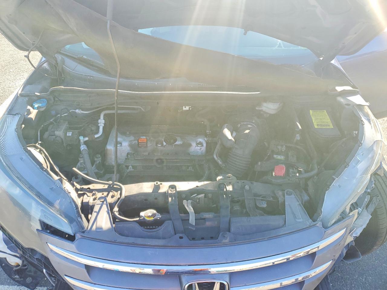 2013 Honda Cr-v Ex Blue vin: 2HKRM4H55DH626817