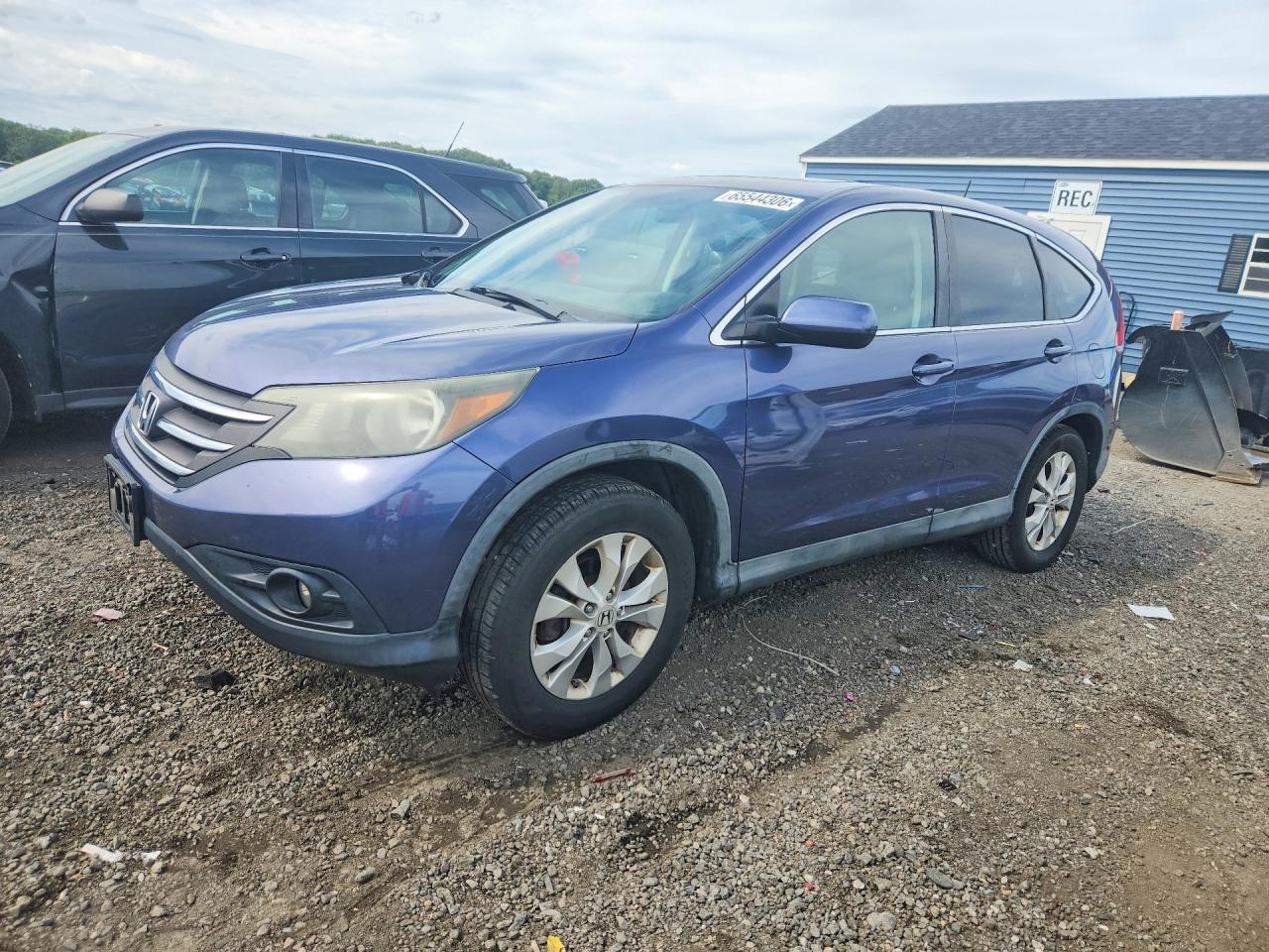 2013 Honda Cr-v Ex Blue vin: 2HKRM4H55DH634867