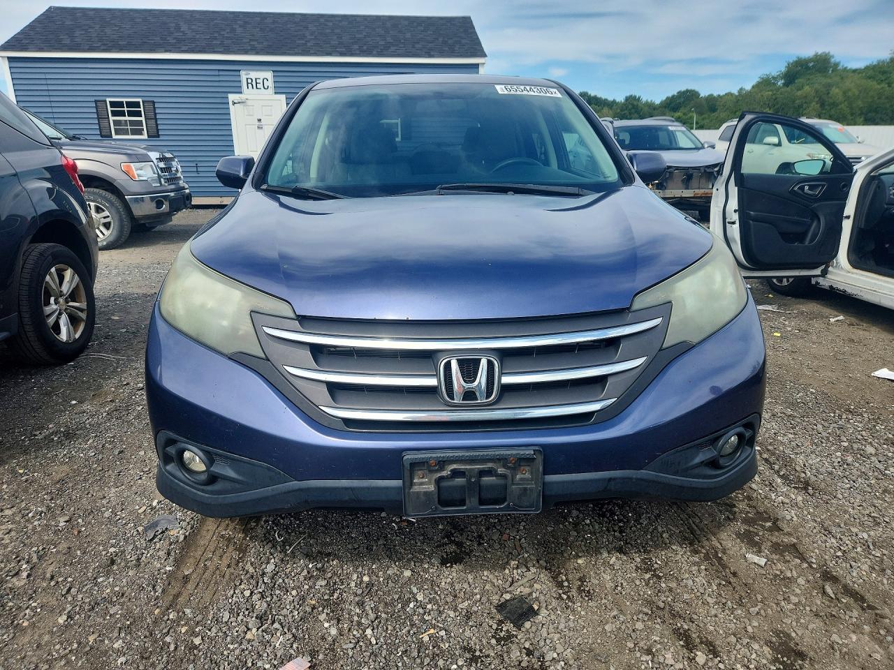 2013 Honda Cr-v Ex Blue vin: 2HKRM4H55DH634867