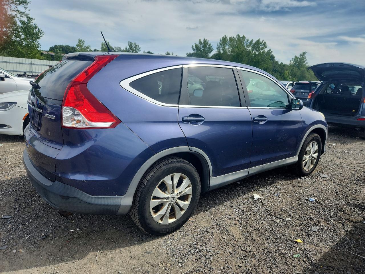 2013 Honda Cr-v Ex Blue vin: 2HKRM4H55DH634867