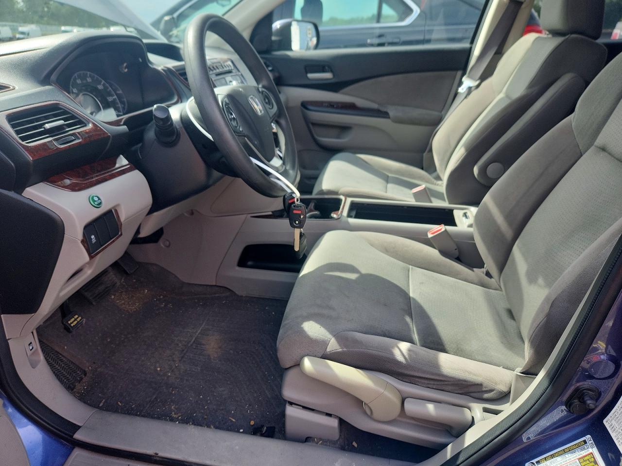 2013 Honda Cr-v Ex Blue vin: 2HKRM4H55DH634867